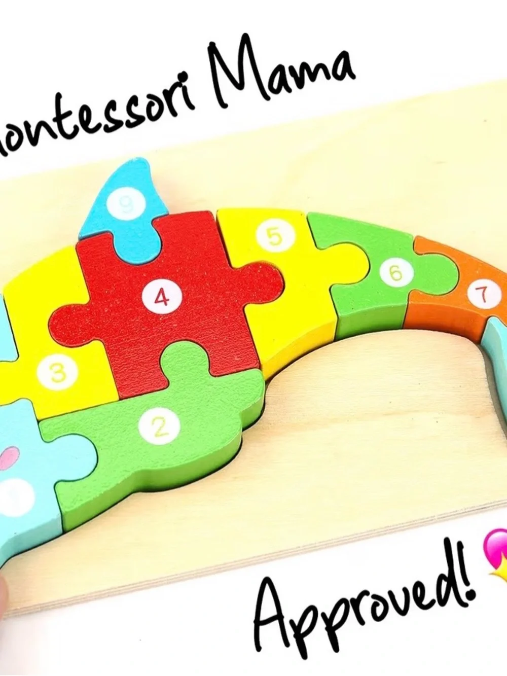Montessori Wooden Puzzles with Carrying Bag (4 Pack) NIB